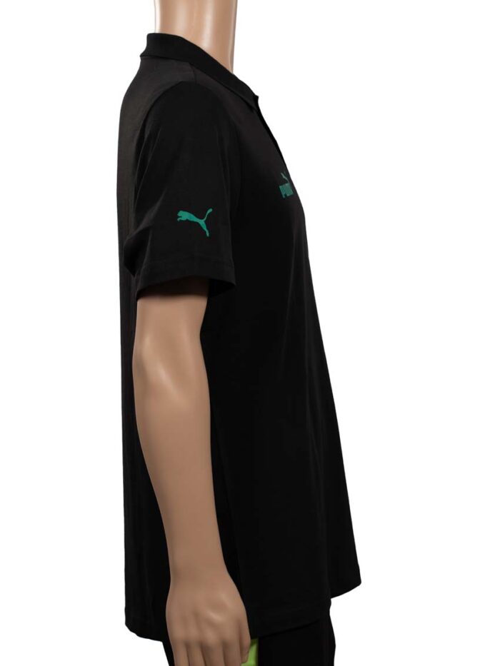 Black polo shirt PUMA - Image 3