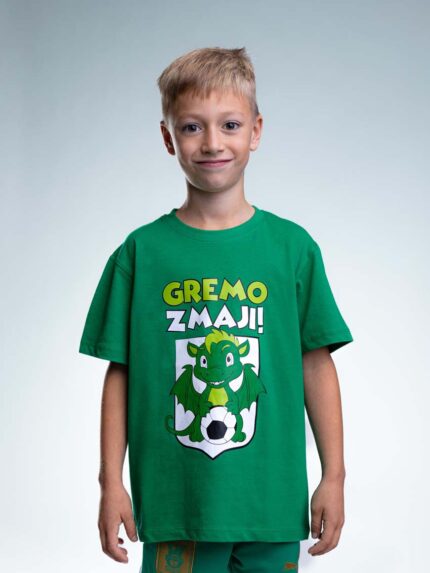 Otroška majica gremo zmaji